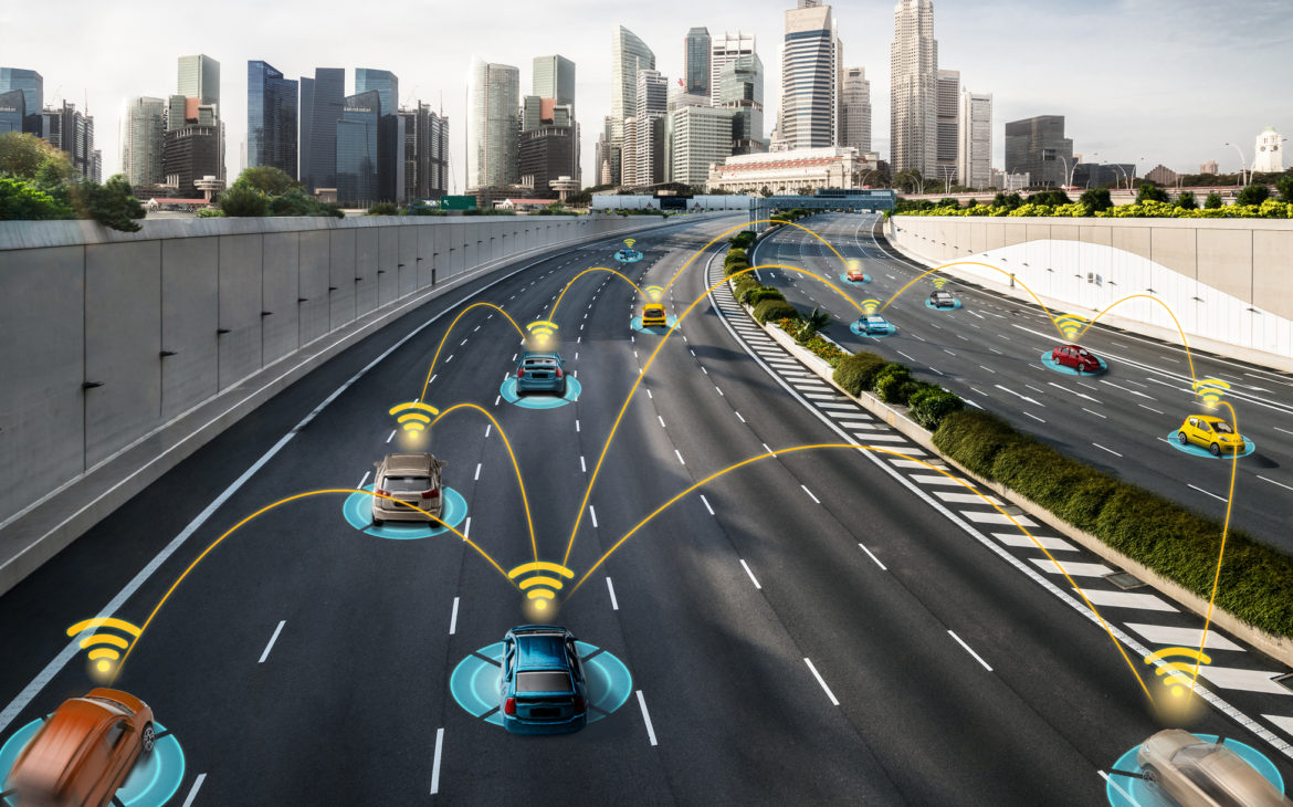 Autonomous,Car,Sensor,System,Concept,For,Safety,Of,Driverless,Mode